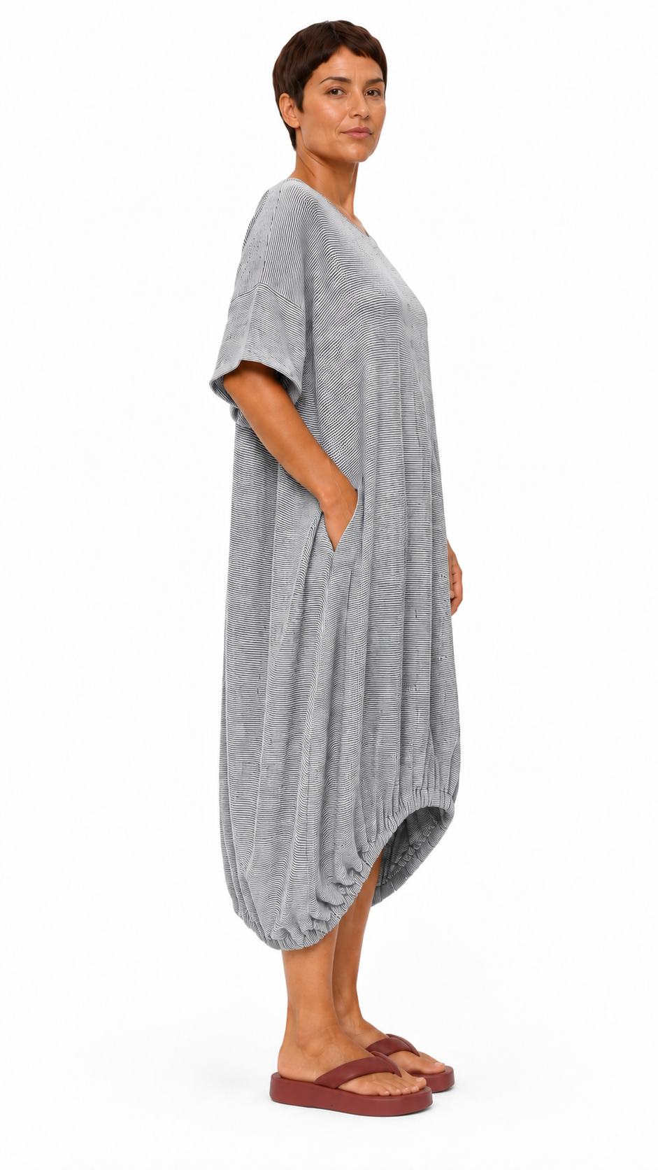 Vestido Balone Listrinhas - Imagem 2